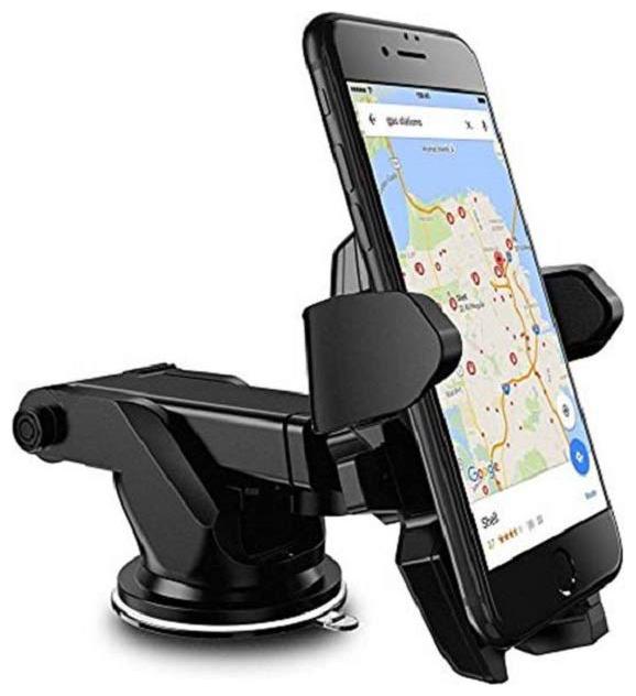 

Cartronics Long Neck Car Mobile Holder Stand Adjustable with Windshield Dashboard Working Desk Mount with Quick Touch for Mobile Phones (Dashboard - Long Neck)