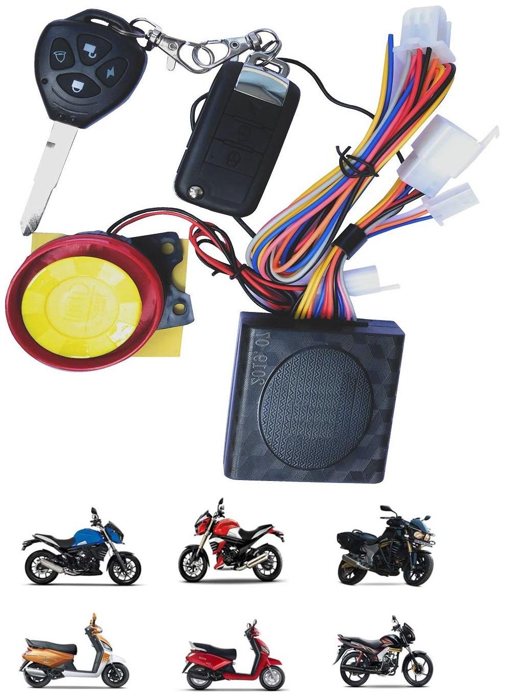 

Cartronics Motorcycle Bike Alarm Security System for Mahindra All Bikes And Scooty