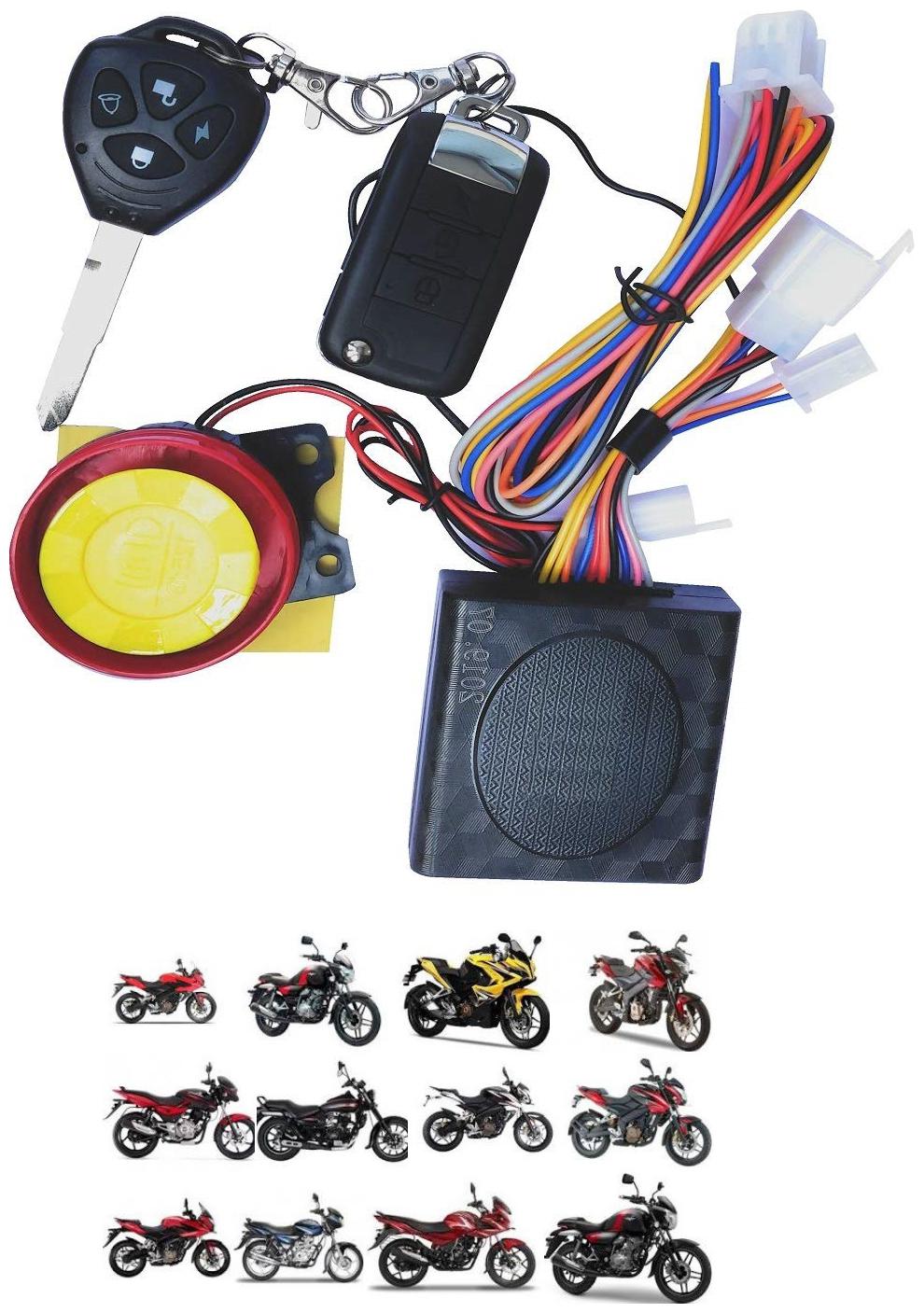 

Cartronics Motorcycle Bike Alarm Security System for Bajaj All Bikes And Scooty