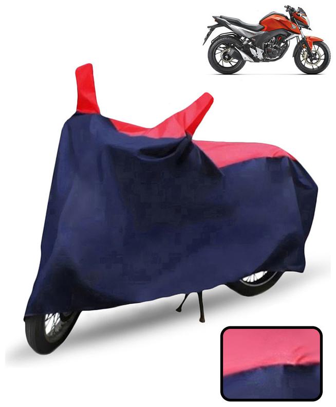 

Carzex Bike Body Cover For Honda Cb Hornet 160 Motorcycle Cover(Red Blue)