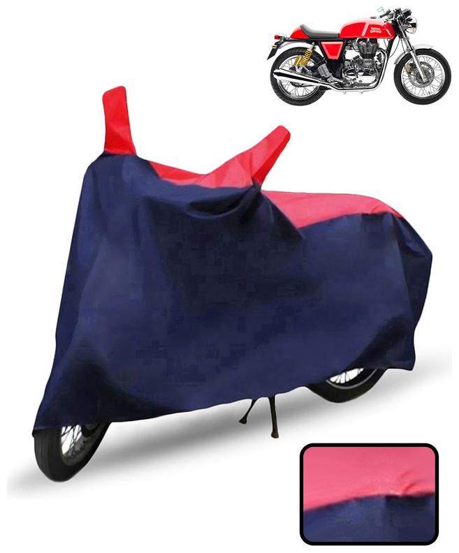 

Carzex Bike Body Cover For Royal Enfield Cotinental Gt Motorcycle Cover(Red Blue)