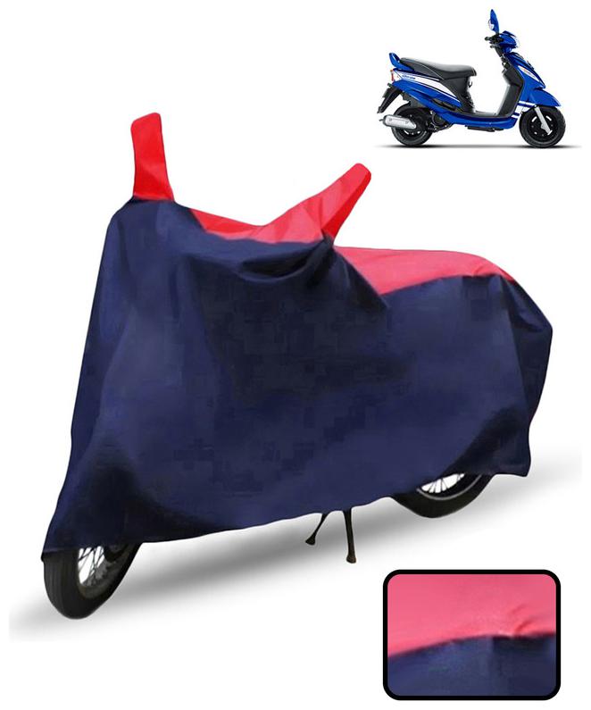 

Carzex Scooty Cover For Mahindra Rodeo Scooter Cover(Red Blue)