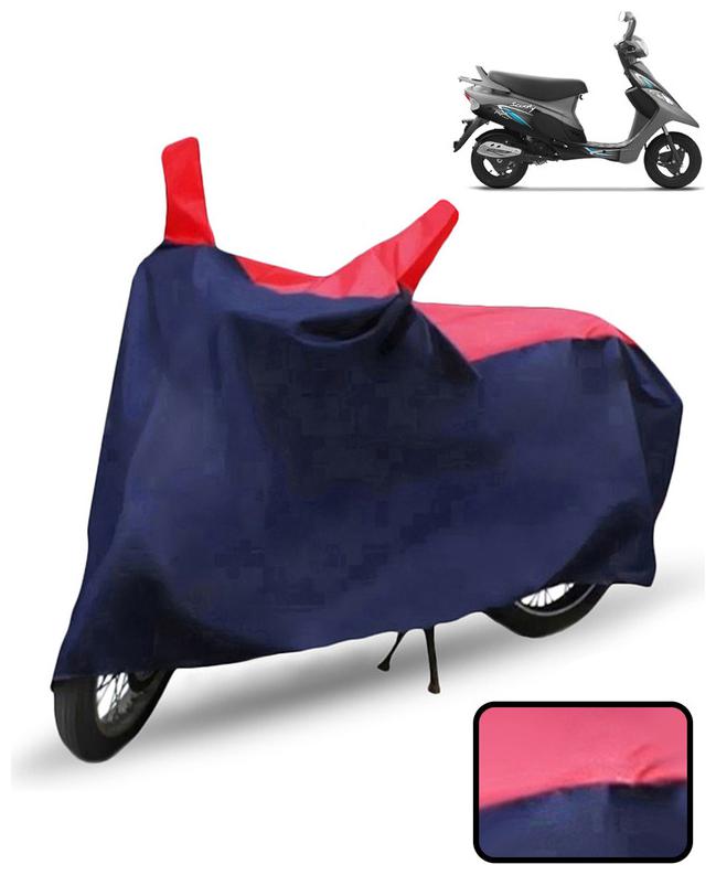 

Carzex Scooty Cover For Tvs Scooty Pep Plus Scooter Cover(Red Blue)