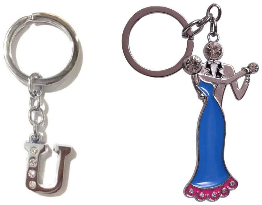 

CLB Combo of Metal Key Chains (Multicolour) ( Pack of 2)