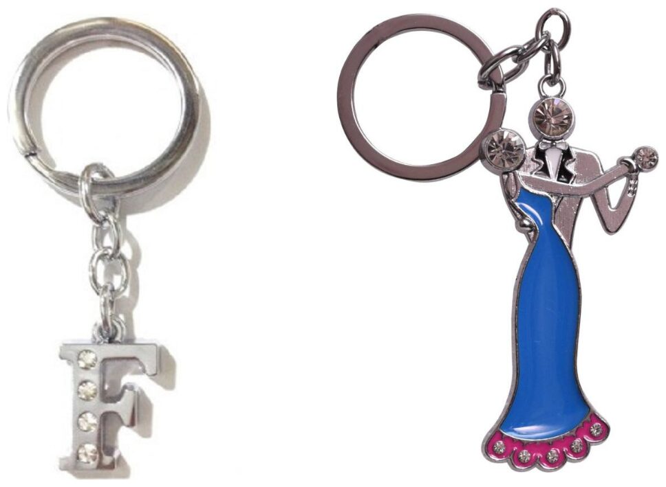 

CLB Combo of Metal Key Chains (Multicolour) ( Pack of 2)