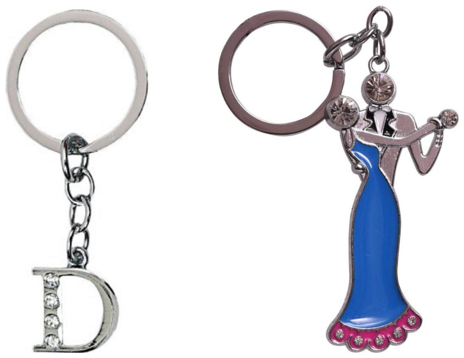 

CLB Combo of Metal Key Chains (Multicolour) ( Pack of 2)