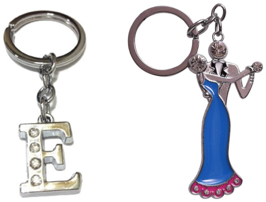 

CLB Combo of Metal Key Chains (Multicolour) ( Pack of 2)