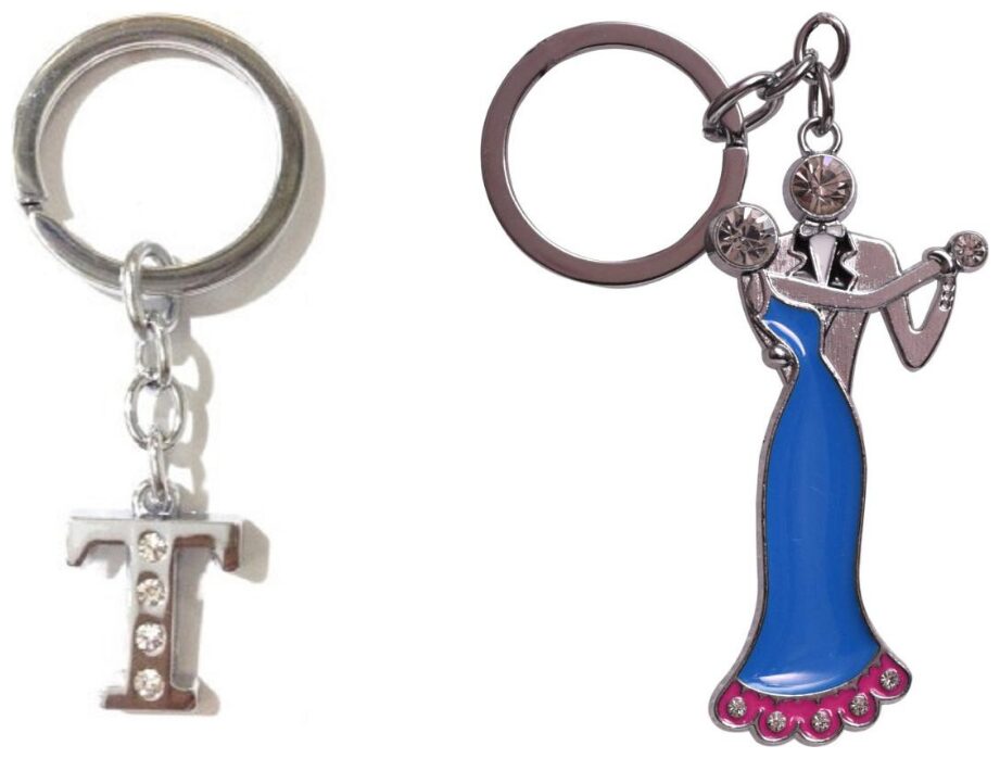 

CLB Combo of Metal Key Chains (Multicolour) ( Pack of 2)