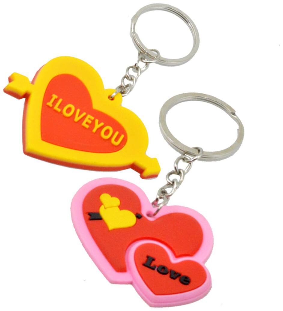 

Couple I Love You rubber key chain