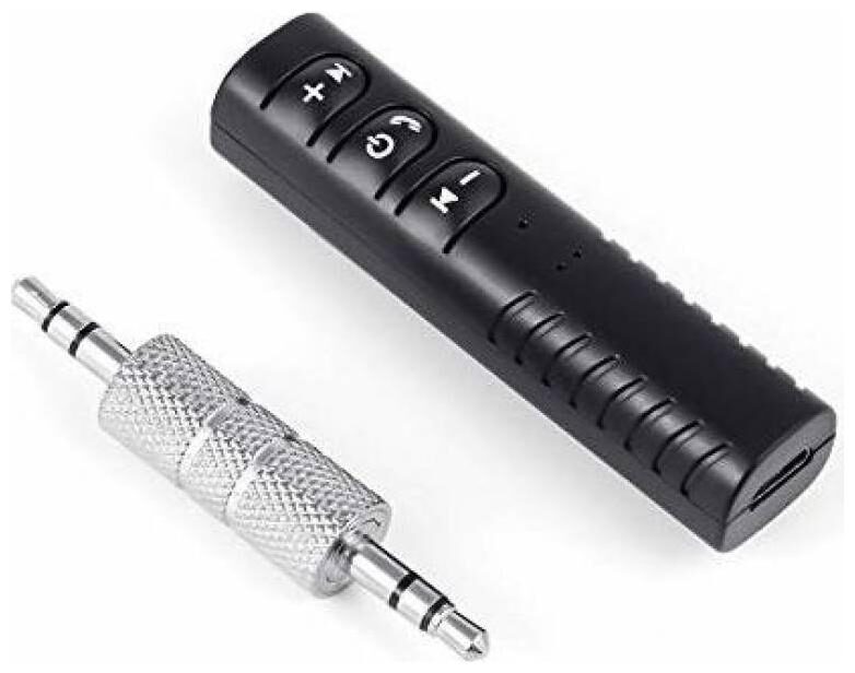 

CHG v4 2 Car Bluetooth Device with 3 5mm Connector 147 Audio Receiver MP3 Player Transmitter Adapter Dongle (Black