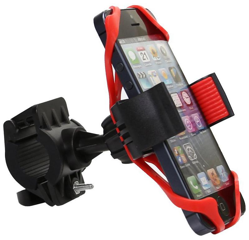 

CHG 360 deg Rotating Bicycle Holder Motorcycle Cell Phone Cradle Holder Holder Mobile Phones (Red)