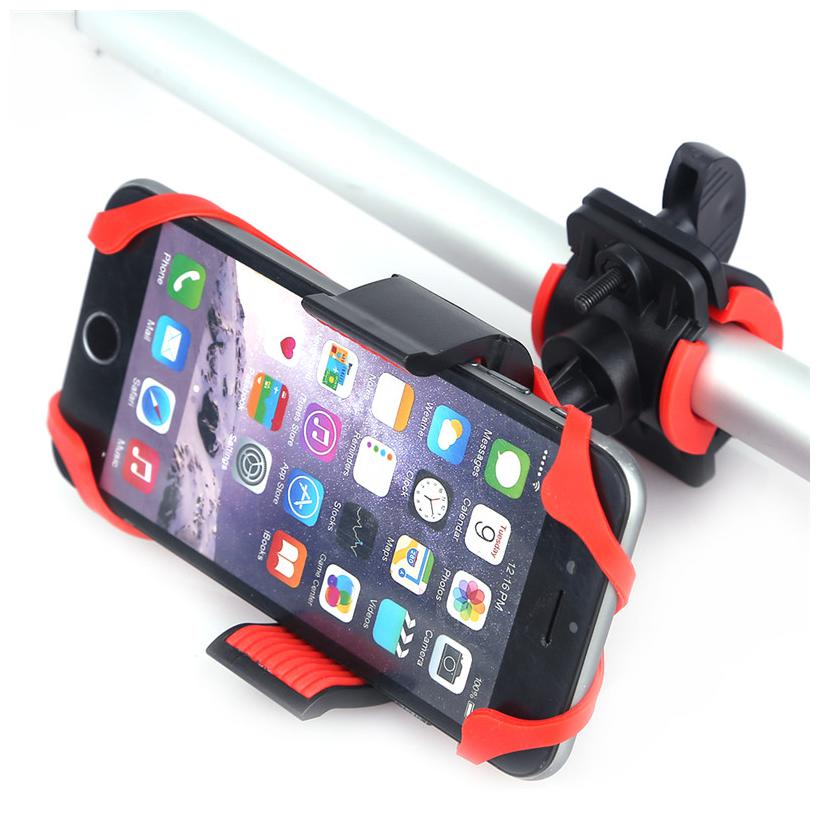 

CHG Motorcycle with 360 deg Rotation Cell Phone Cradle Holder Holder for All Size Mobile Phones (Red)