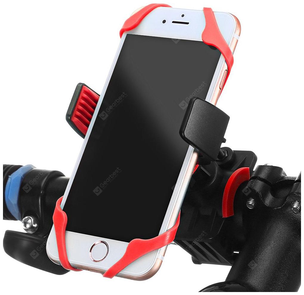

CHG 360 deg Rotating Bicycle Holder Motorcycle Cell Phone Cradle Holder Holder Mobile Phones (Red)