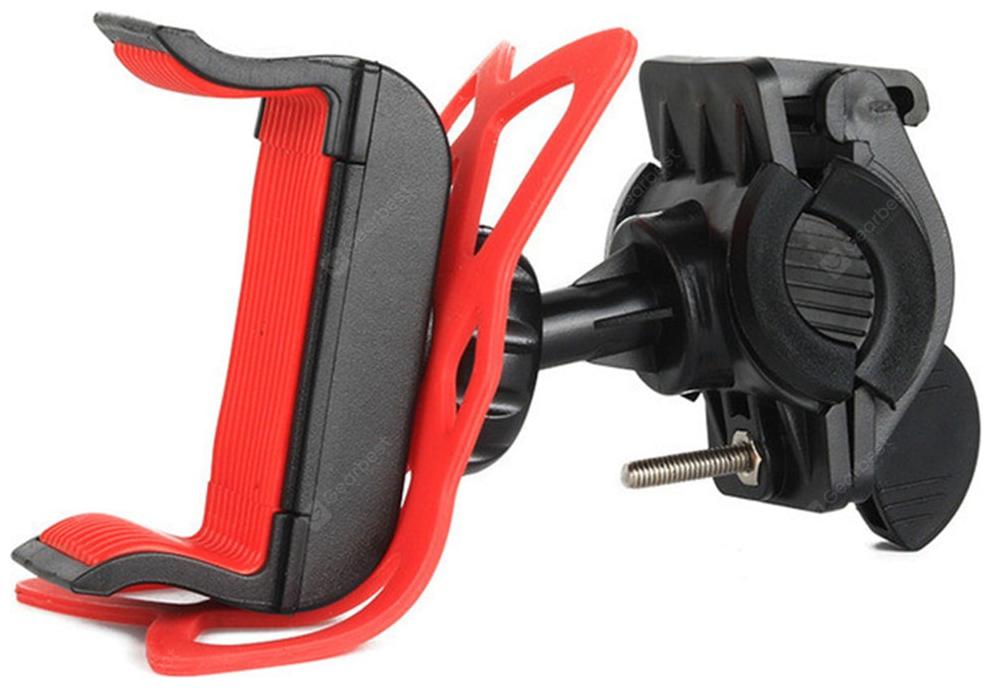 

CHG Universal Bike Motorcycle Bicycle 360 Dergee (Anti-Shake) (Anti-Fall) (Anti-Vibration) Mobile Holder (Red)