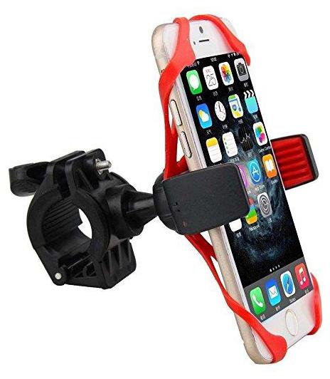 

CHG 360 deg Rotating Bicycle Holder Motorcycle Cell Phone Cradle Holder Holder Mobile Phones (Red)