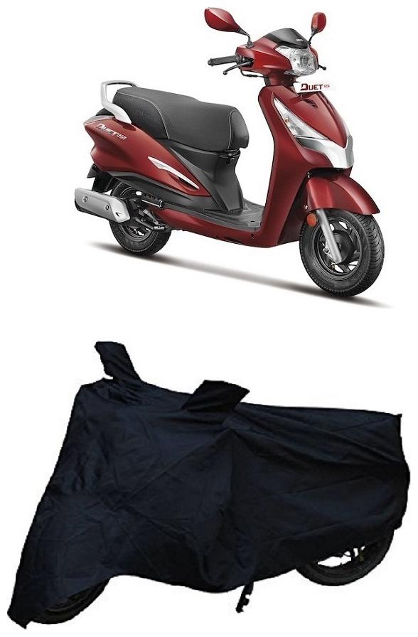 

De-Autocare Premium Quality Black Matty Two Wheeler Bike Body Cover For Hero Duet 125