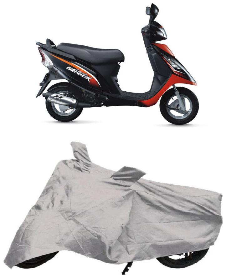 

De-Autocare Premium Quality Silver Matty Scooty Body Cover for TVS Scooty Streak