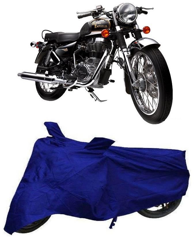 

De-Autocare Premium Quality Royal Blue Matty Bike Body Cover for Royal Enfield Electra Delux