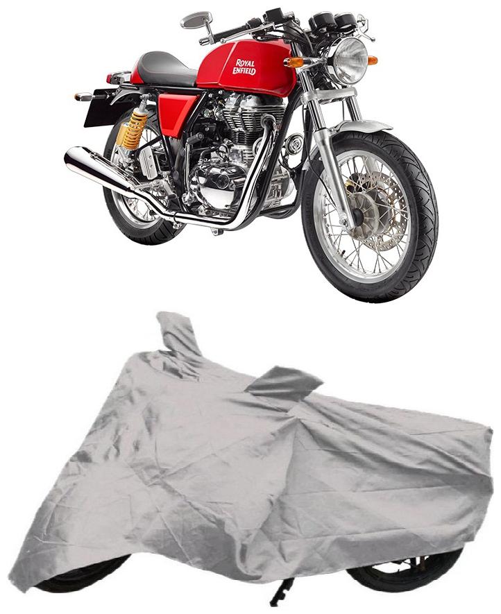 

De-Autocare Premium Quality Silver Matty Bike Body Cover for Royal Enfield Continental GT