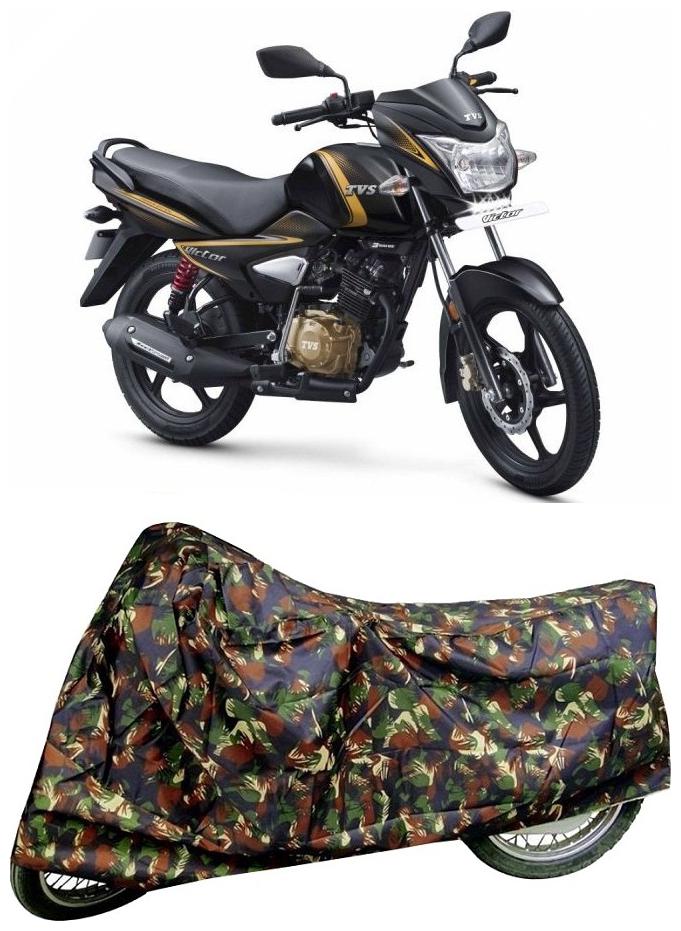 

De-Autocare Premium Quality Multi Matty Bike Body Cover for TVS Victor New