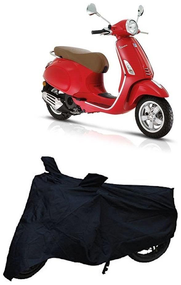 

De-Autocare Premium Quality Black Matty Two Wheeler Bike Body Cover For Piaggio Vespa LX
