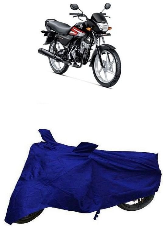 

De-Autocare Premium Quality Royal Blue Matty Bike Body Cover for Honda CD