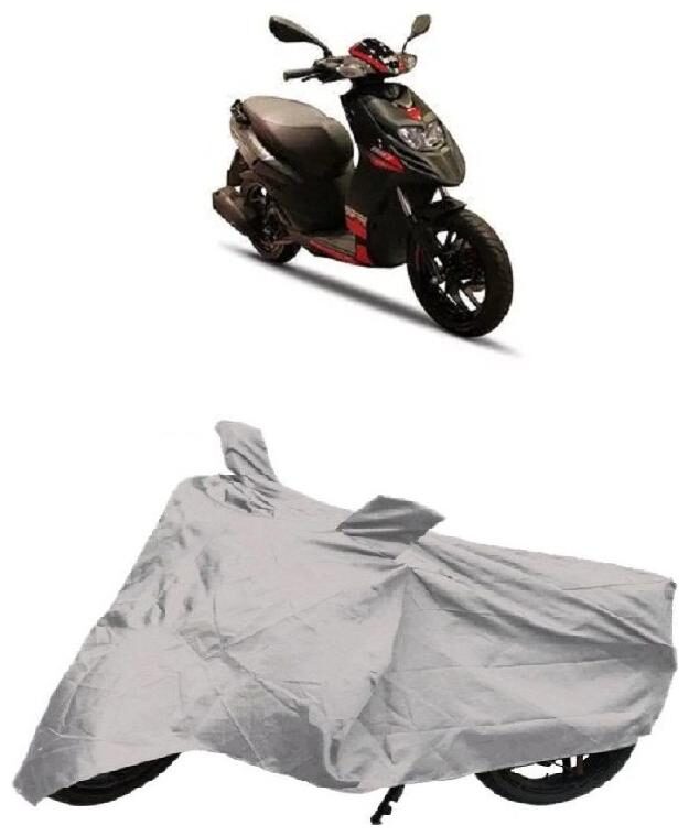 

De-Autocare Premium Quality Silver Matty Scooty Body Cover for Aprilia SR 150 Carbon SE