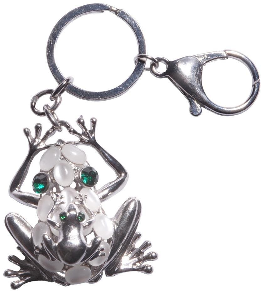 

Dealfinity Studded Stone Mother Baby Frog Key Chain