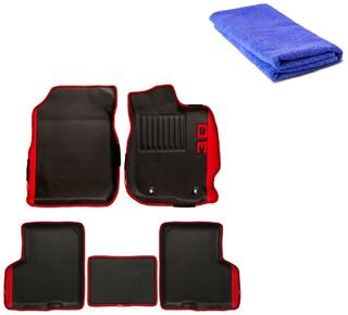 Buy Elegant Diamond Black 3d Car Floor Mat For Jeep Compass With