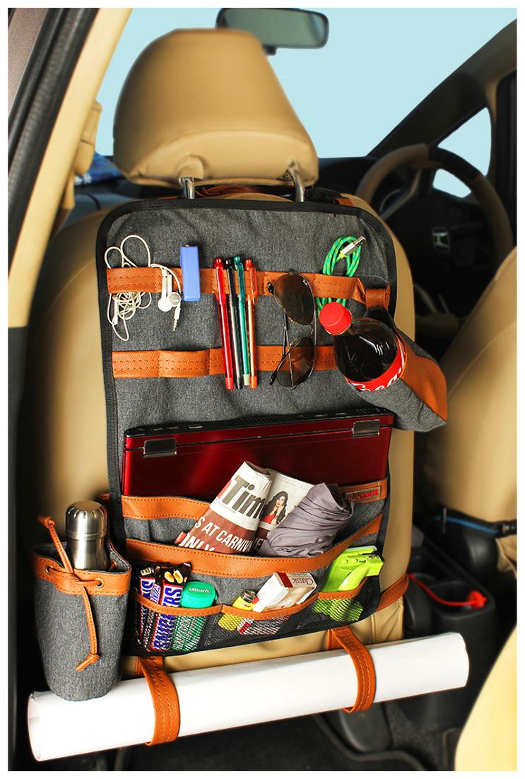 

Elegant Executive Car Back Seat Organizer For Skoda Superb 2016-2017