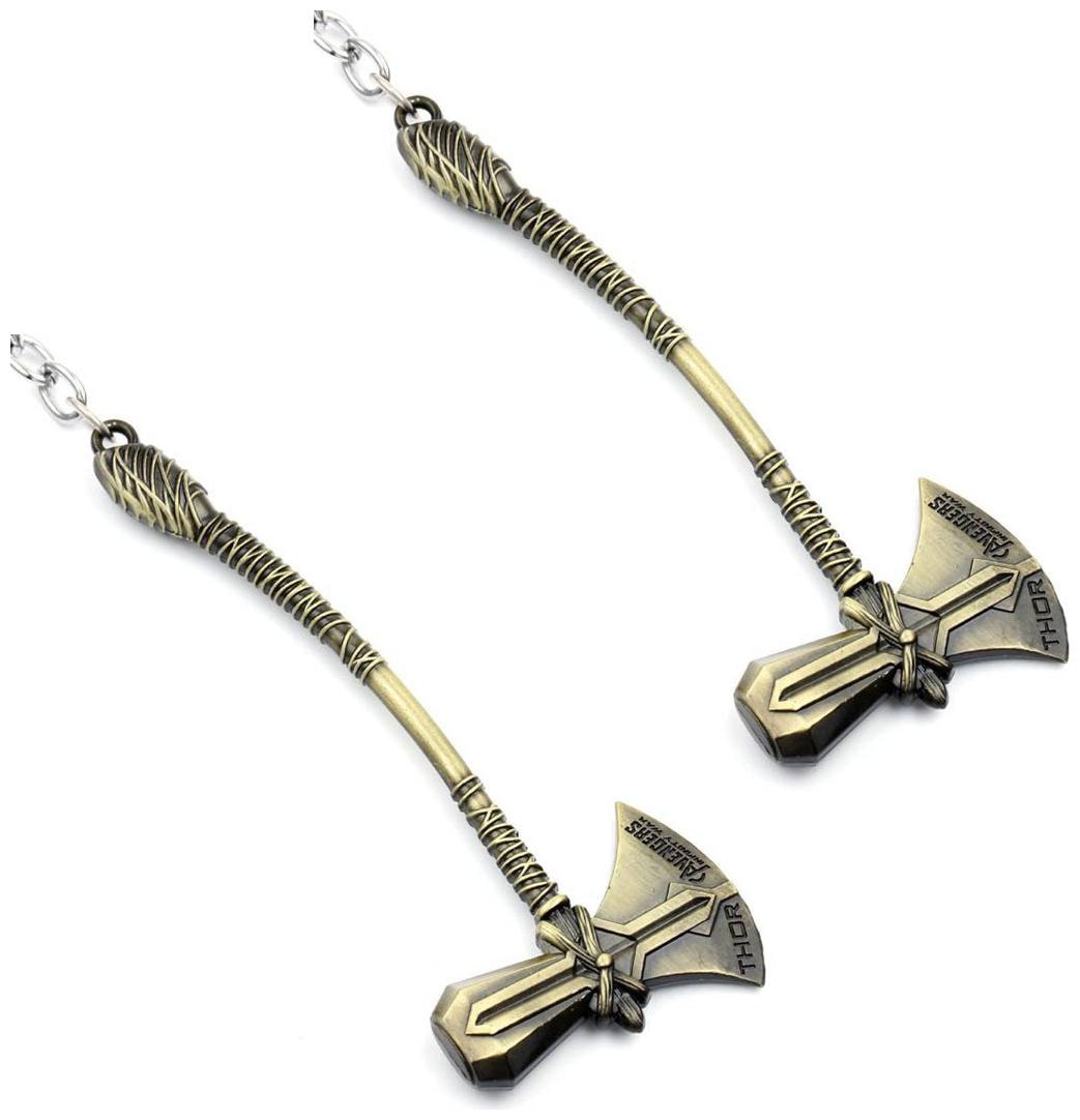 

eWeft 2 Axe Key Chain Super Hero of Avenger Infinity war Key Chain