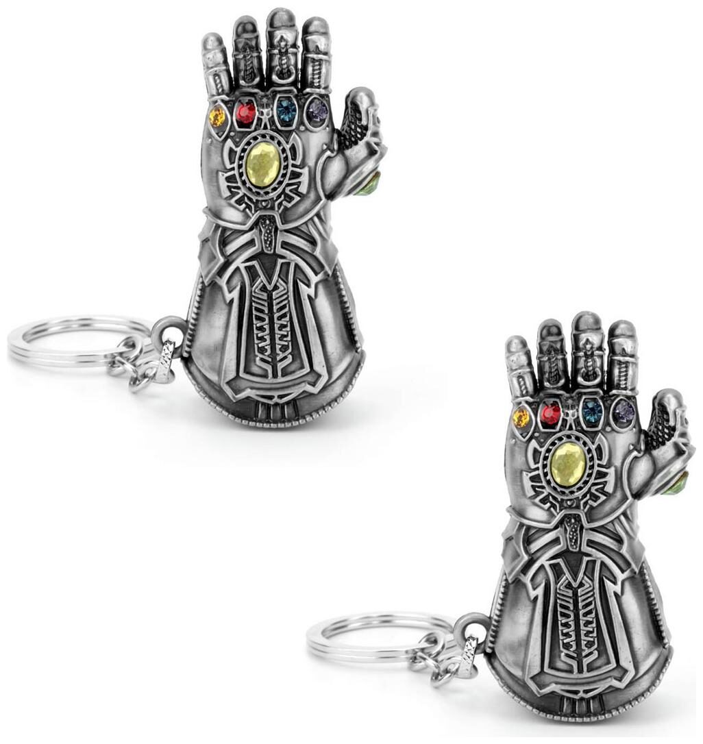 

eweft 2 Thanos Hand Gauntlet Superhero Marvel Avengers Infinity War Key Chain