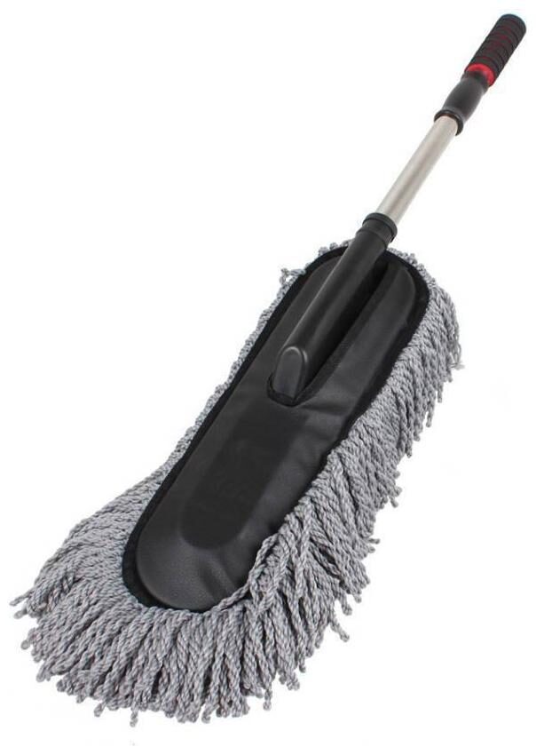 Extendable handle Solid Handheld Vehicle Glass Cleaner 1PC Multi Color