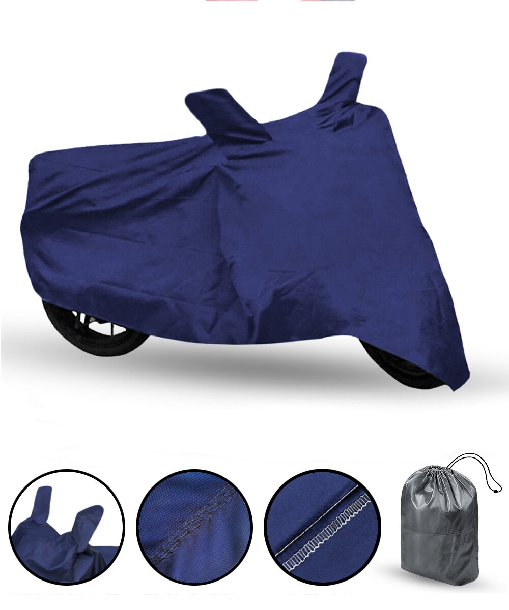 

FABTEC Bike Body Cover For Honda Navi Motorcycle Cover With Storage Bag (Blue)