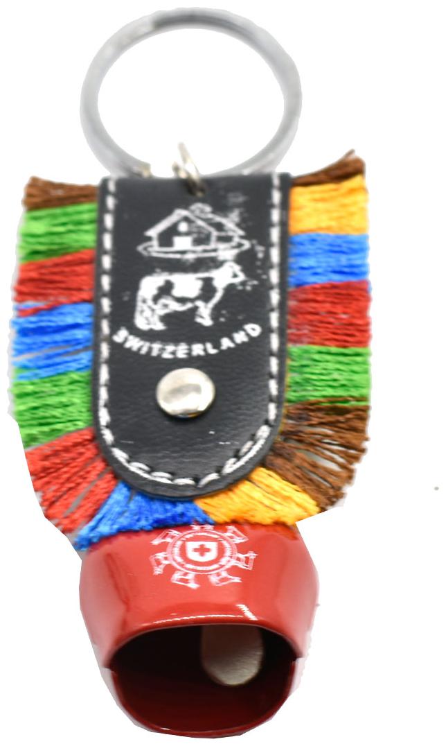 

Faynci Cow Bell Multicolor Key Chain for Gifting