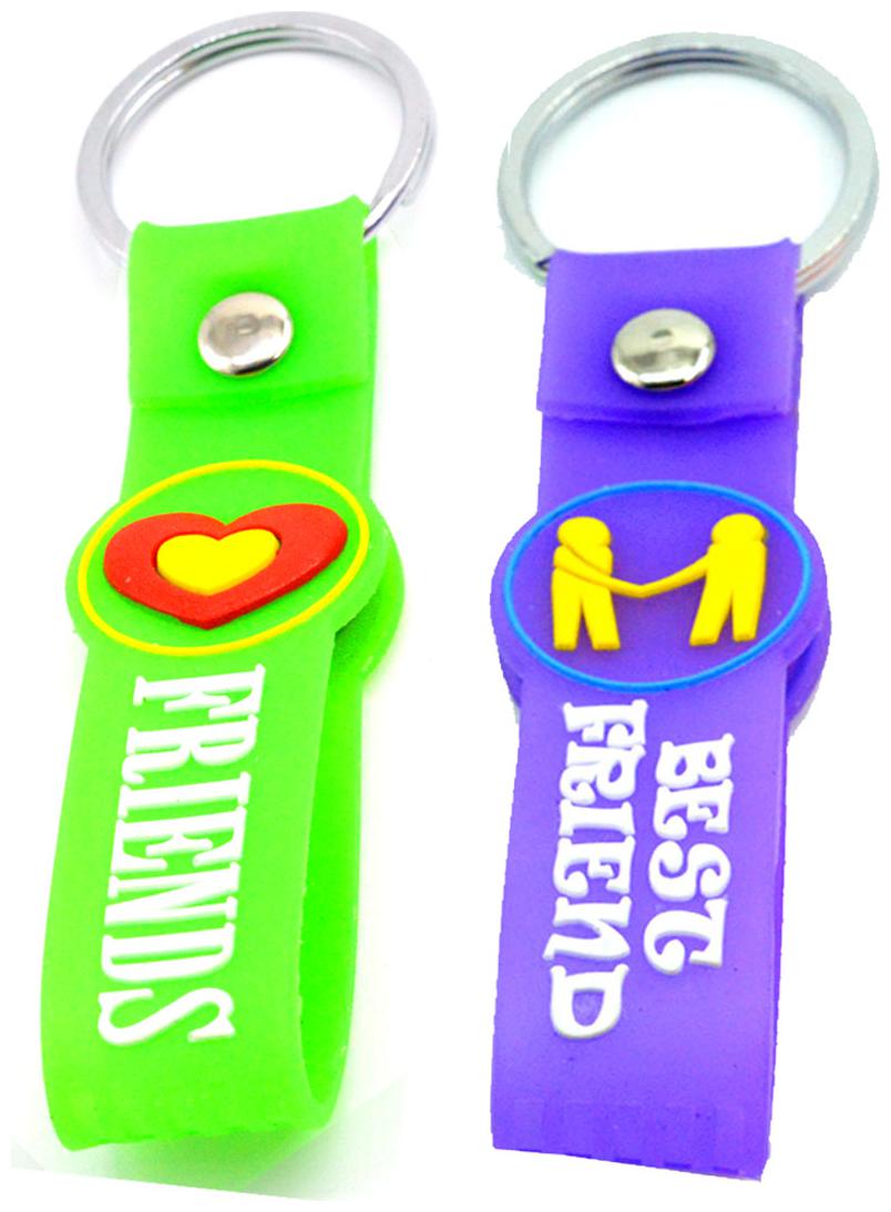 

Faynci Friends Double Sided Silicone Green Purple collectible Keychain Gift for Frenship Day