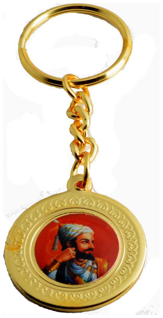 

Faynci Honor and Proud of every Indian Raje Shivaji Maharaj with Rajmudra Key Chain for Gifting