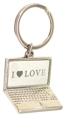 

Faynci I Love Yoy High Quality Stainless Steel Laptop Key Chain for Gifting
