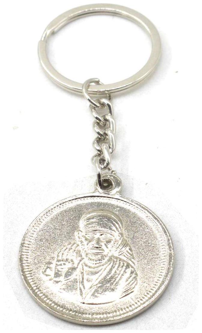 

Faynci Shirdiwale Saibaba with Om Key Chain for Gifting Good Luck and Protection