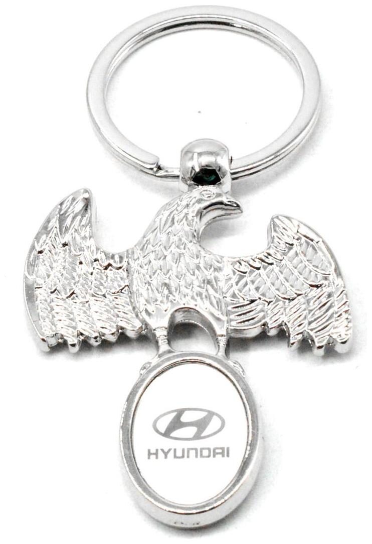 

Faynci Superior High Quality Design Eagle HYUNDAI Logo King Key Chain for Hyundai Lover