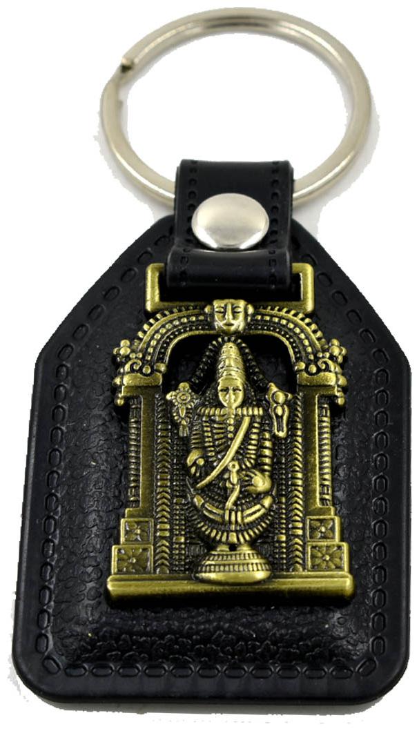 

Faynci Tirupati Balaji God Antique Golden Leather Key Chain