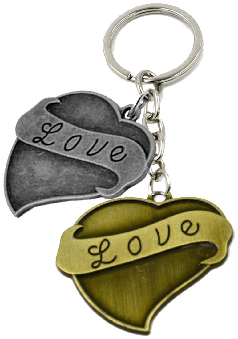 

Faynci Twin Love Gift Muti Color Metal Key Chain for Gifting