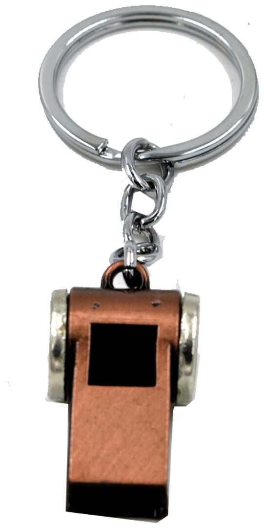 

Faynci Whistle Type Antique Brass color Key Rings Key Chain
