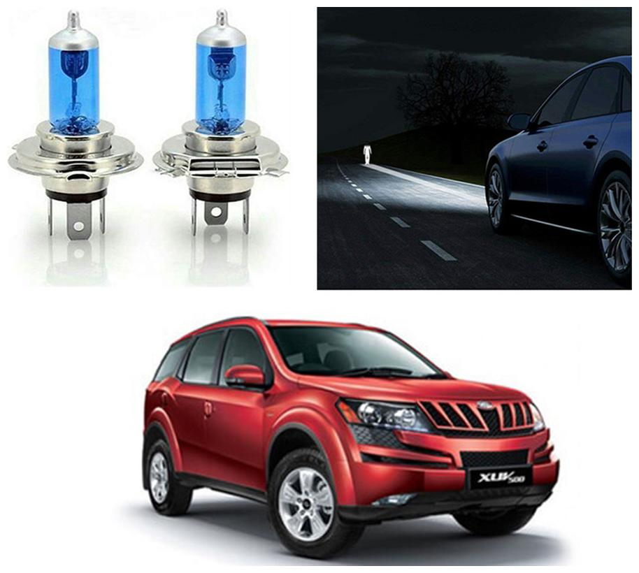 

feelitson Car 12V 130 100W H4 High Beam Halogen Head Light Bulb (Set of 2) for All Cars