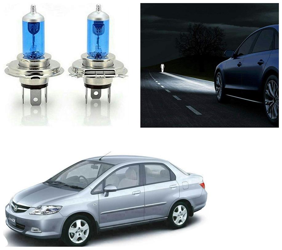 

feelitson Car 12V 130 100W H4 High Beam Halogen Head Light Bulb (Set of 2) for All Cars