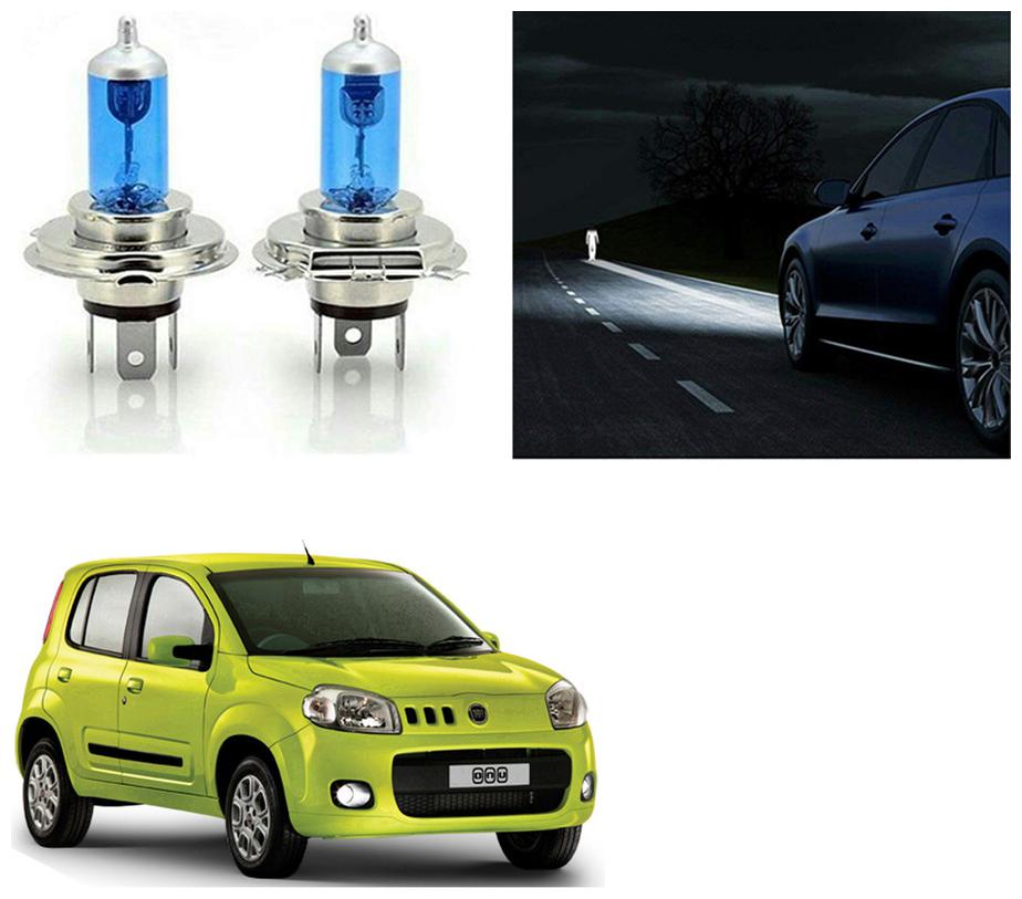 

feelitson Car 12V 130 100W H4 High Beam Halogen Head Light Bulb (Set of 2) for All Cars