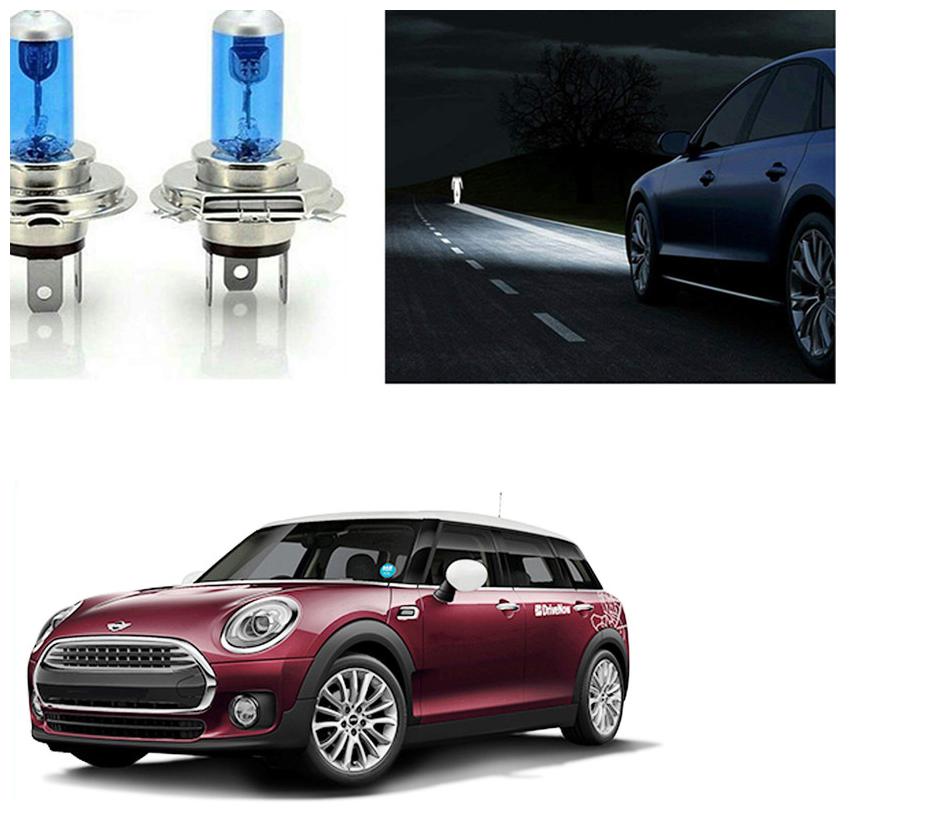 

feelitson Car 12V 130 100W H4 High Beam Halogen Head Light Bulb (Set of 2) for All Cars