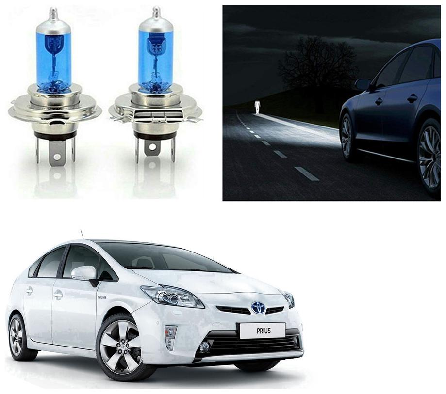 

feelitson Car 12V 130 100W H4 High Beam Halogen Head Light Bulb (Set of 2) for All Cars