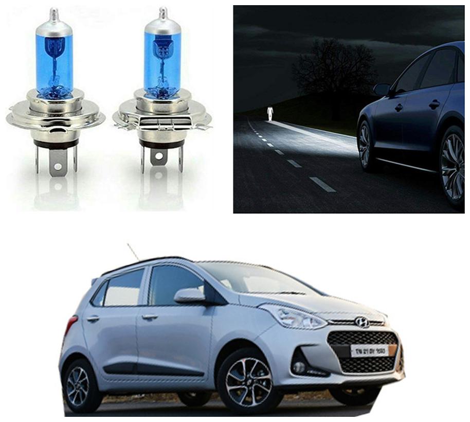 

feelitson Car 12V 130 100W H4 High Beam Halogen Head Light Bulb (Set of 2) for All Cars