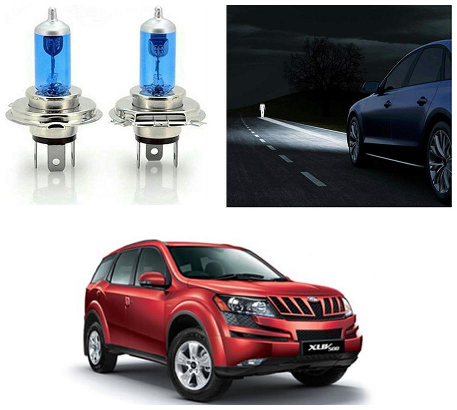 

feelitson Car 12V 130 100W H4 High Beam Halogen Head Light Bulb (Set of 2) for All Cars
